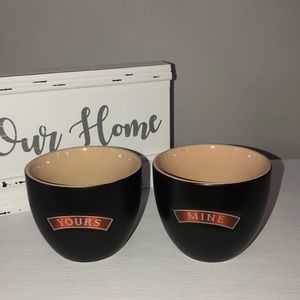 Baileys Irish Cream Yours Mine Coffee Mugs/Cups